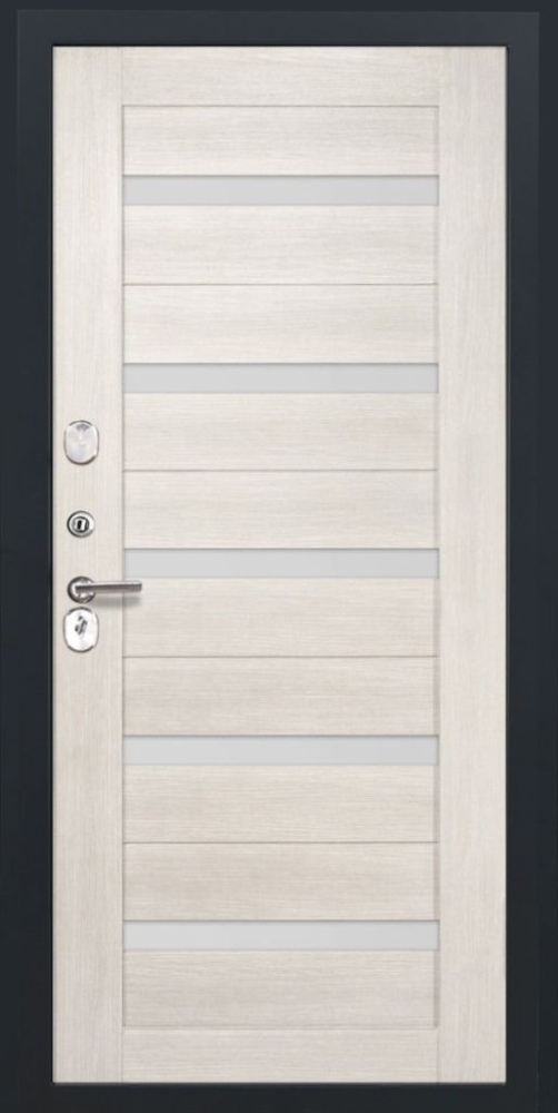 Товар Дверь ДвериПРО L-Термо серебро СБ-1 (ст. белое, 16мм, беленый дуб) DPRO195820