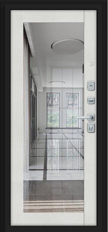 Товар Дверь Браво Флэт/BChrome Almon/Bianco Melinga DIS007437