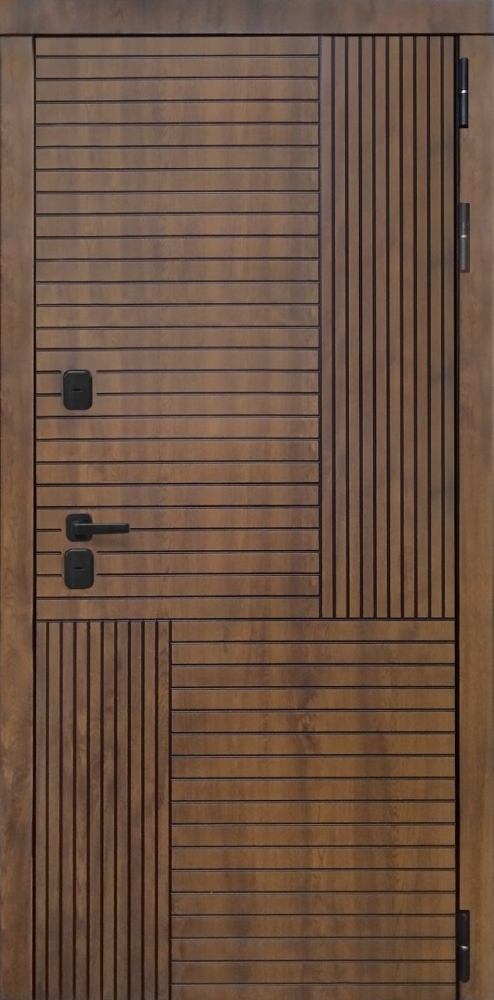 Дверь ДвериПРО Авеста СБ-1 (лак.черное, 16мм, венге) DPRO195838