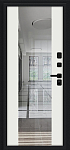 Дверь Эйр Букле черное/White Shell BR5606 фото
