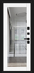 Дверь Джет-3 RBE Total Black/Snow Melinga BR5143 фото