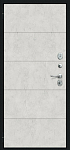 Дверь Граффити-1 Инсайд Букле черное/Look Art BR4624 фото