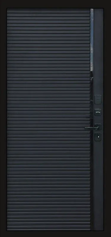 Товар Дверь Термо-Доор Лучи black(черная фуринтура) (квартира) DIS007543